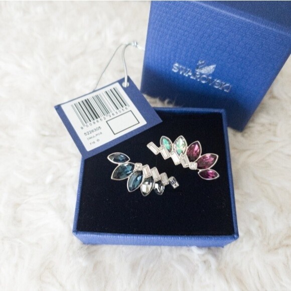 SWAROVSKI CRYSTAL GALAXY COSMIC ADJUSTABLE RING SIZE 55/MEDIUM MIB #5226305 NWT - Picture 2 of 8